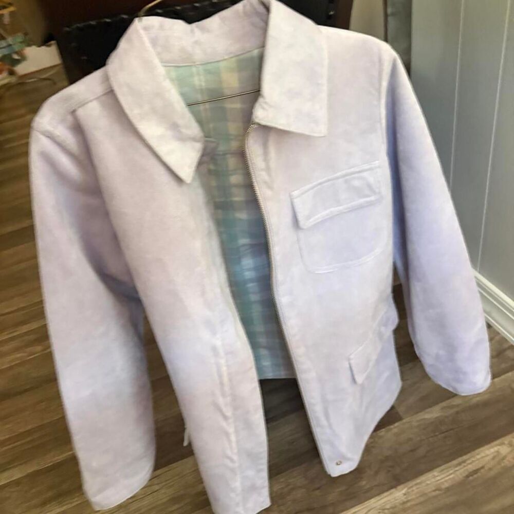 Denim-co Women's Purple and Blue Jacket